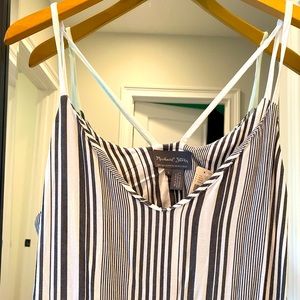 NWT Michael Stars dress with stripes, size large